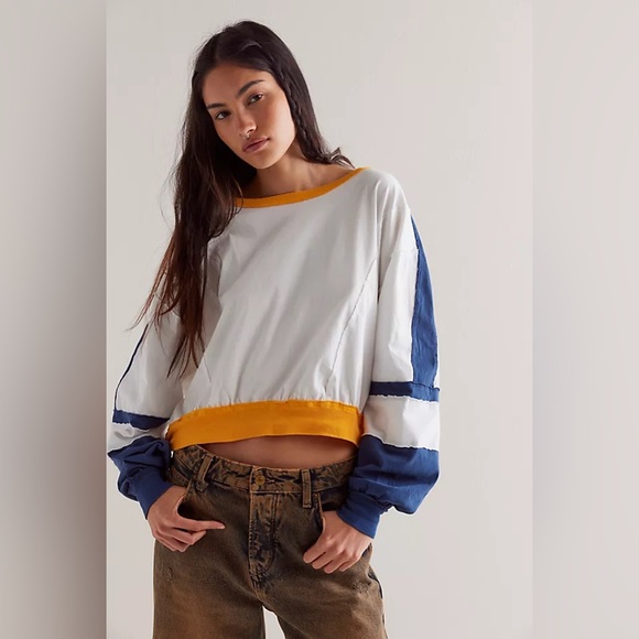 Free People We The Free Flip The Switch Longsleeve Tee NWT L - Picture 2 of 3